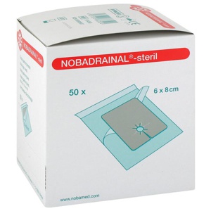 NOBADRAINAL Drainagekompressen Set 6x8 cm Produktbild