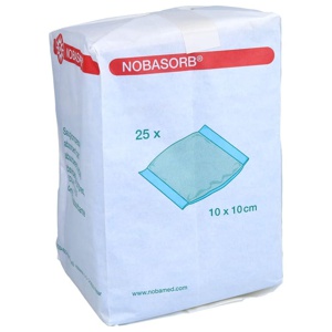 NOBASORB Saugkompressen 10x10 cm Produktbild