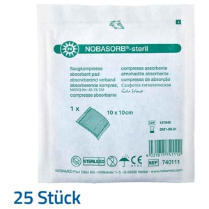 NOBASORB-steril Saugkompressen 10x10 cm Produktbild