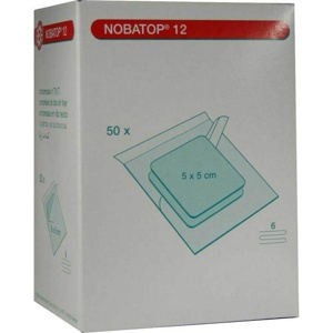 NOBATOP 12 Kompressen 5x5 cm steril Produktbild