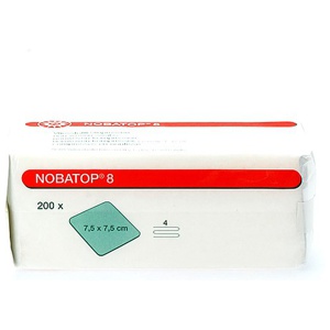Nobatop 8 gazeswaps (7,5x7,5 cm) 200 stk produktbillede