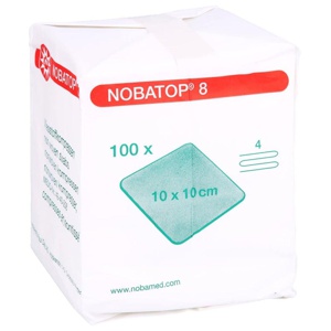 NOBATOP 8 Kompressen 10x10 cm unsteril Produktbild