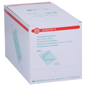 NOBATOP 8 Kompressen 10x20 cm steril Produktbild