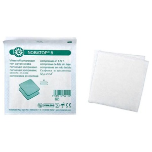 NOBATOP 8 Kompressen 5x5 cm steril Produktbild