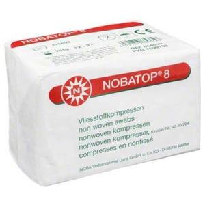 NOBATOP 8 Kompressen 7,5x7,5 cm unsteril Produktbild
