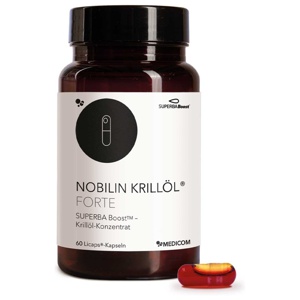 Nobilin KrillÃ¶l Forte Kapseln Produktbild