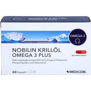 NOBILIN Krillöl Omega-3 Plus Kapseln Produktbild