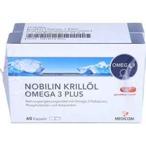 NOBILIN Krillöl Omega-3 Plus Kapseln Produktbild