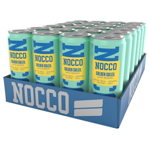 NOCCO Golden Soleil Exotic Raspberry 24x330ml produkt bild