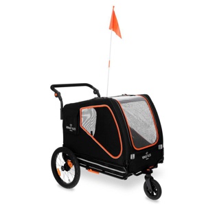 Nomad Tales Spirit Bike Trailer, ebony / tangerine Produktbild
