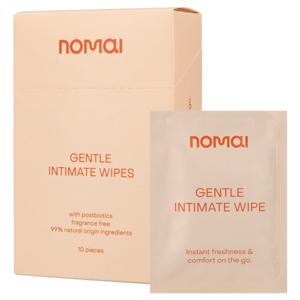 Nomai Gentle Intimate Wipes Cosmos Natural 10 st produkt bild