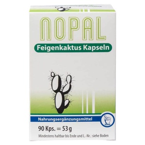 Nopal Feigenkaktus Kapseln, 90 St Kapseln Produktbild
