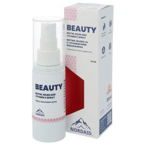 Nordaid Beauty Sprei Biotiin, Seleen, C-vitamiin 30 ml toote pilt