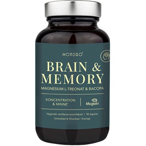 NORDBO Brain & Memory Magnesium - 90 kaps. produktbillede