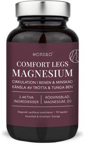 Nordbo Comfort Legs Magnesium 90 kapslar produkt bild