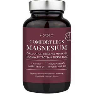 NORDBO Comfort Legs Magnesium - 90 kaps. produktbillede
