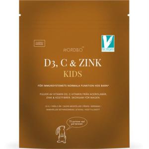 Nordbo D3, C & Zink Kids 53 g produkt bild