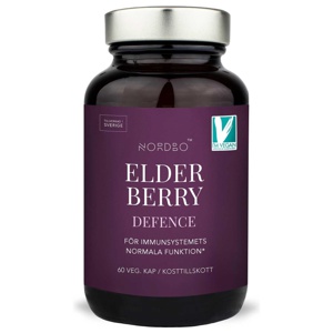 Nordbo Elderberry Defence, 60 kaps produkt bild