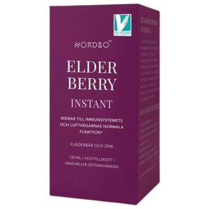 Nordbo Elderberry Instant 120 ml produktbilde