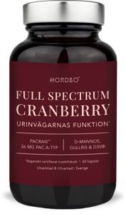 Nordbo Full Spectrum Cranberry 60 st produkt bild