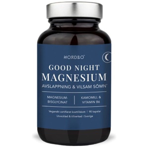 Nordbo Good Night Magnesium 90 kapsler produktbillede