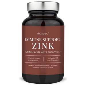 Nordbo Immune Support Zink 90 kapslar produkt bild