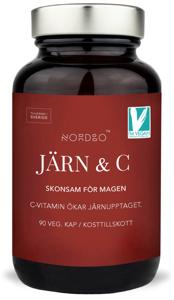 Järn & C-vitamin 90 kapslar produkt bild