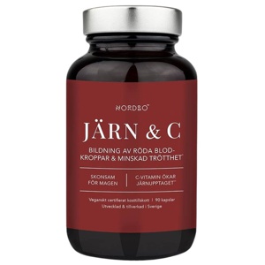 Nordbo Järn & C-vitamin 90 kap produktbilde