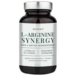 Nordbo L-Arginine Synergy 90 kapslar produkt bild