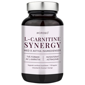 Nordbo L-Carnitine Synergy 90 kapslar produkt bild