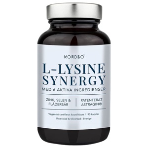 Nordbo L-Lysine Synergy 90 kapslar produkt bild