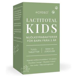 Nordbo LactiTotal Kids 30 gummies produkt bild