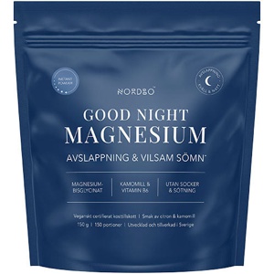 Nordbo Good Night Instant Magnesium 150 g produktbillede