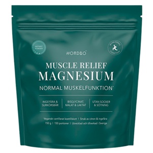 Nordbo Muscle Relief Instant Magnesium 150 g produktbillede