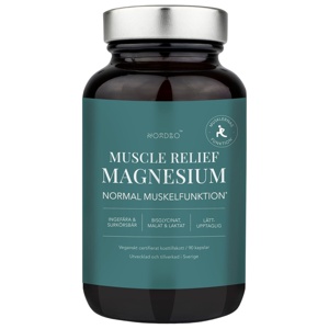 Nordbo Muscle Relief Magnesium 90 kap produktbilde