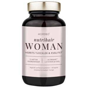 Nordbo Nutrihair Woman 60 caps produktbilde