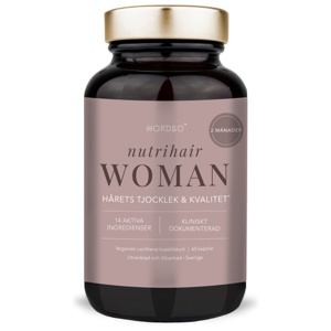 Nordbo Nutrihair Woman 60 kapslar produkt bild