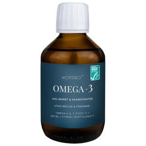 Nordbo Omega-3 ASC 200 ml produktbilde