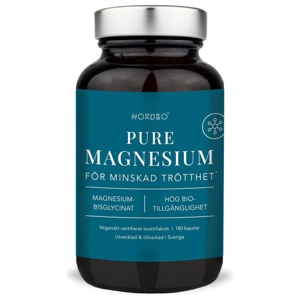 Nordbo Pure Magnesium 180 kapslar produkt bild