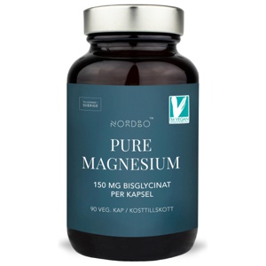 Nordbo Pure Magnesium 90 kapslar produkt bild