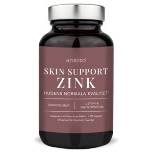 NORDBO Skin Support Zink - 90 kaps. produktbillede
