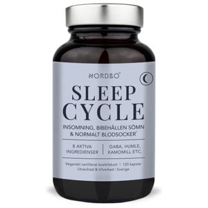 Nordbo Sleep Cycle 120 kapslar produkt bild