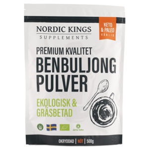 Nordic Kings Premium Benbouillonpulver ØKO 500 g produktbillede