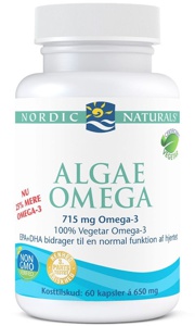 Nordic Naturals Algae Omega 3 60 kap. produktbillede