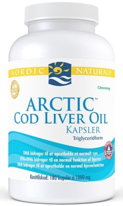 Arctic Cod Liver Oil - 180 kapsler produktbillede