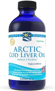 Nordic Naturals Torskelevertran M. Appelsin   237 ml produktbillede