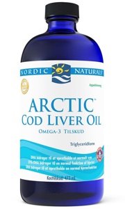 Nordic Naturals Torskelevertran M. Appelsin   473 ml produktbillede