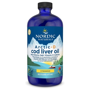 Nordic Naturals Torskelevertran M. Citrussmag   473 ml produktbillede