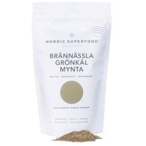 Nordic Superfood Wild Nordic Berry Powder - Green Nettle, Green Kale, Peppermint 80 g produkt bild