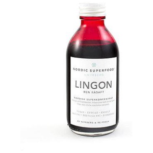 Nordic Superfood Rawjuice Koncentrat Lingon Råsaft 195 ml produkt bild